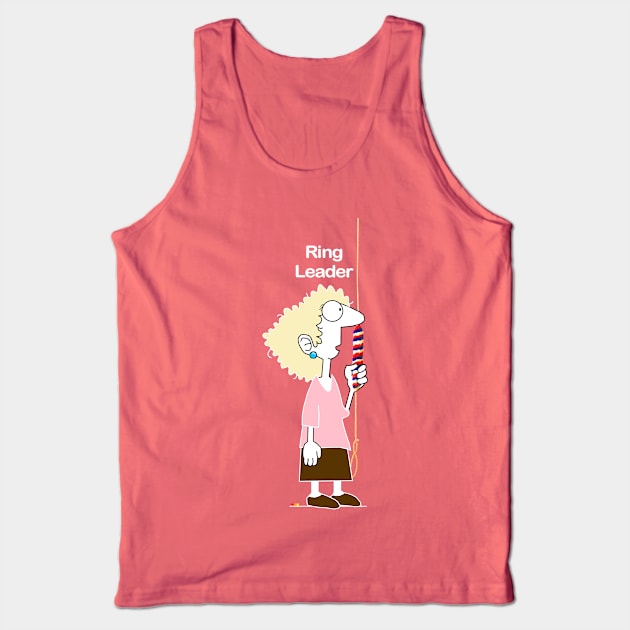 Bell Ringing Ring Leader (Dark background) Tank Top by Grandsire